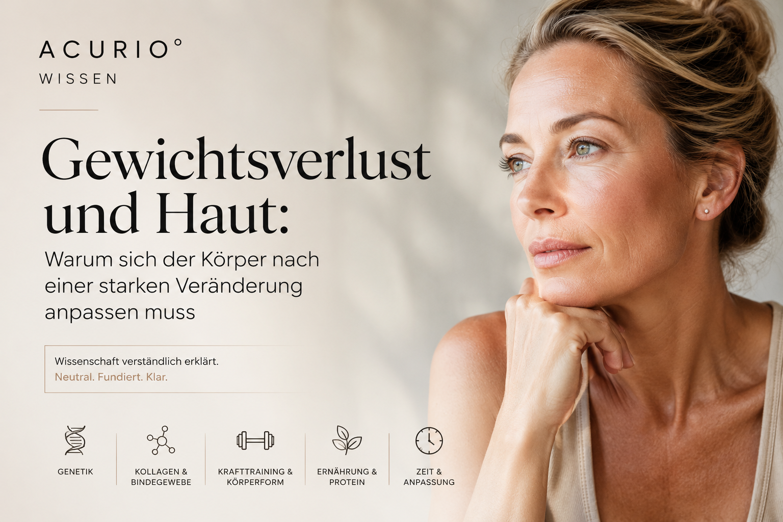 Gewichtsverlust und Haut: Warum sich der Körper nach einer starken Veränderung anpassen muss