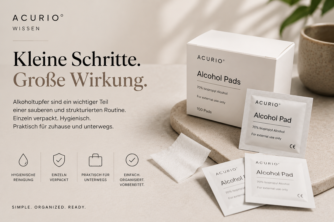 Alkoholtupfer erklärt: Warum kleine Hygieneschritte einen großen Unterschied machen