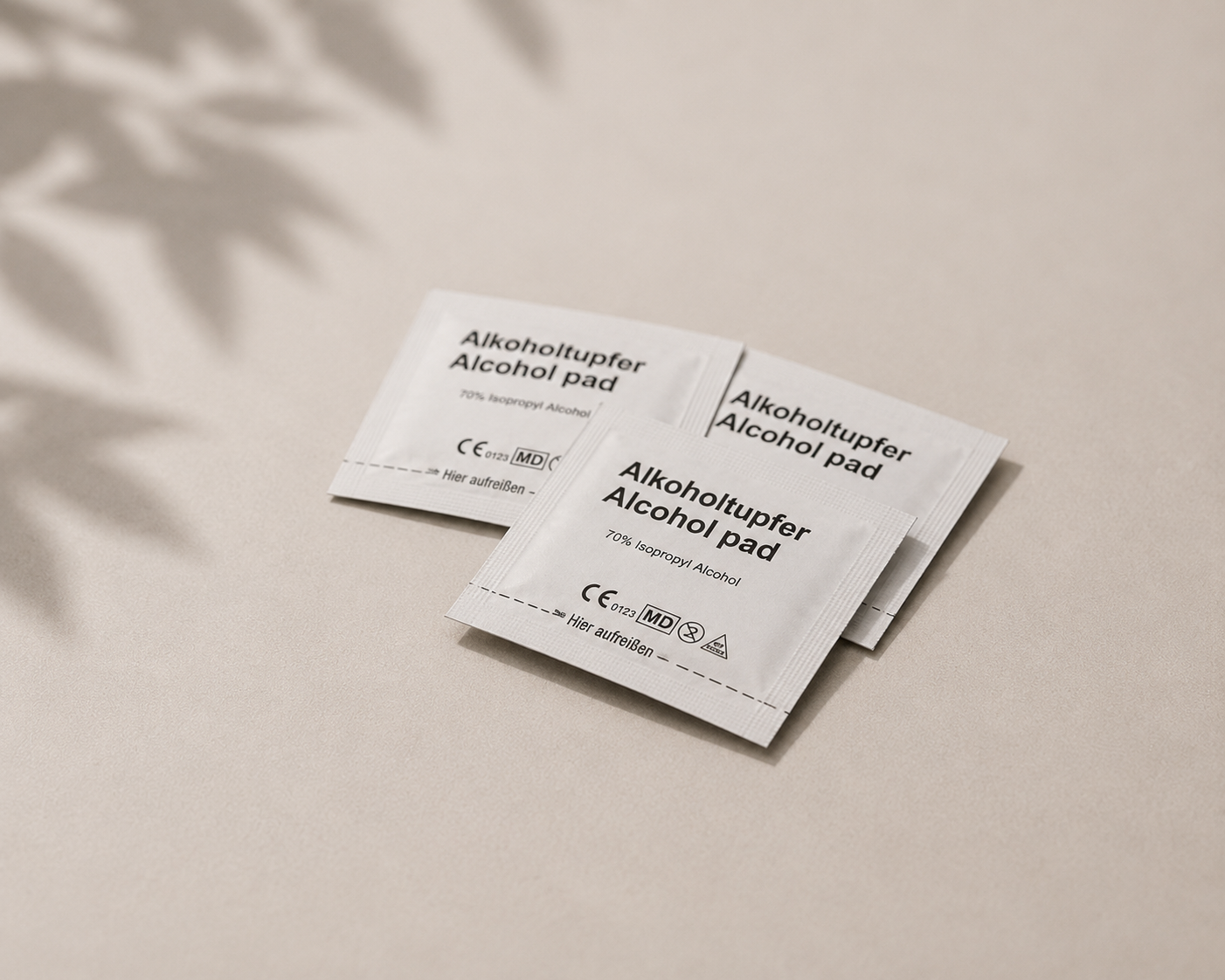 Alkoholtupfer 70 % Isopropylalkohol – einzeln verpackt
