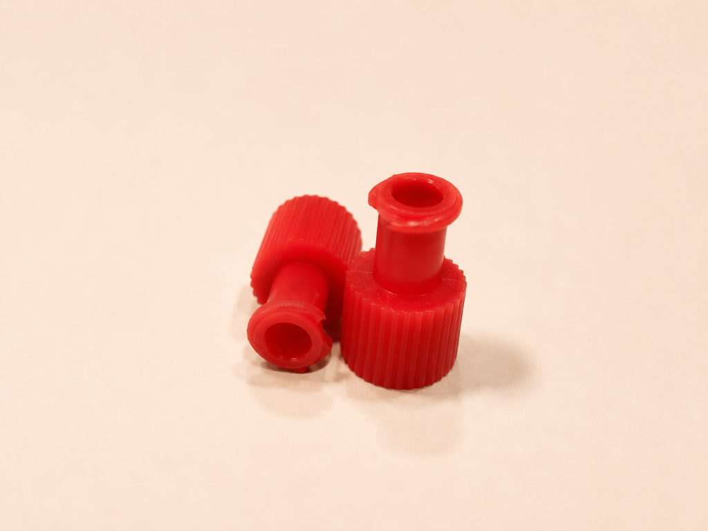 ACURIO° Refill B. Braun Combi-Stopper Verschlusskonen rot – Luer Lock