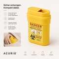 ACURIO° Nachfüllen – Nadelabwurf / Kanülenabwurf für unterwegs